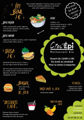 Menu Croc’Épi - Carte Croc’Épi Lorient à emporter