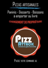 Menu Pizz Attack - Caret et menu Pizz Attack Lorient Lorient