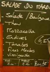 Menu Verylunch - Un exemple du salades du jour