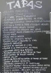 Menu Le Prieuré de Clisson - exemple de menu