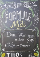 Menu Chez homard - exemple de menu