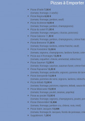 Menu Le Christopher - La carte
