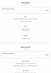 Menu Le boeuf qui fume - Les menus suite