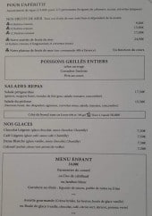 Menu Le Bistrot du Marin - les apéritifs et salades,...