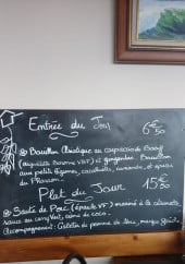 Menu Bar de la plage - Exemple de menu