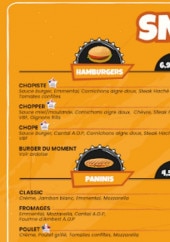 Menu Chope et Compagnie - Les burgers, salades, ....