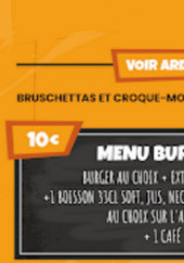 Menu Chope et Compagnie - Les desserts et formules