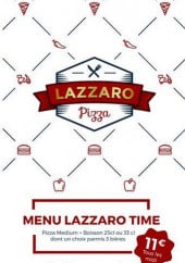 Menu Lazzaro Pizza - Carte et menu Lazzaro Pizza Sene