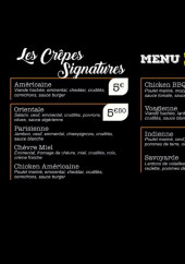 Menu Ben & Dami - Les crêpes