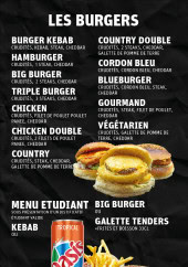 Menu Burger Kebab - Les burgers