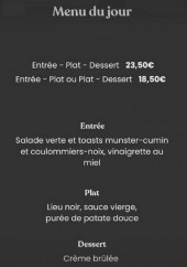 Menu Le Groupe - Menu du jour