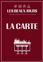Menu Les Beaux Jours - Carte et menu  Les Beaux Jours Thionville