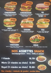 Menu Chez Tonton - Les burgers