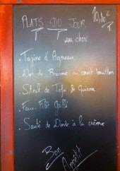 Menu Onalavie - Exemple de menu