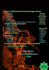 Menu Chez Di&Mi - La carte