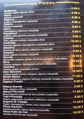 Menu Cofano - Les pizzas