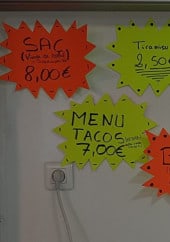 Menu Snack dylan - Exemple de menu