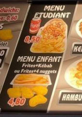 Menu Ulker Kebab - Les assiettes, boissons, ...