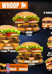 Menu Big M - Les burgers