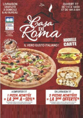 Menu Casa di roma - Carte et menu Casa di roma Nevers