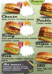 Menu Pizz'burg - Burgers