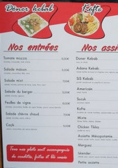 Menu Mesopotamie - Menu assiettes, entrées et pizzas