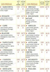 Menu Pizz A Dom - Les pizzas