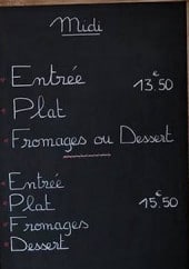 Menu Restaurant du chasseur - La formule du midi