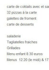 Menu Don Camillo - information sur les menus