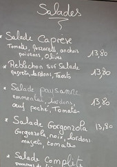 Menu La Vieille Rome - Les salades