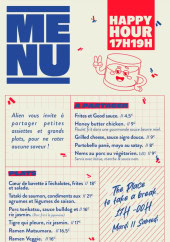 Menu Alien - A  partager, plats et desserts