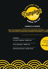 Menu Dumplings and Co - Carte et menu Dumplings and Co, Lille