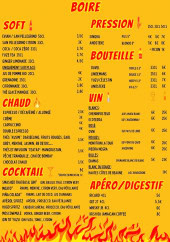 Menu Général Tom Kha - Les softs, cocktails et vins,...