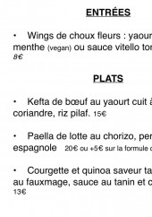 Menu Happy F'eat - Un exemple de menu de la semaine