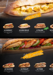 Menu Le Club Café - Les toastés et sandwichs