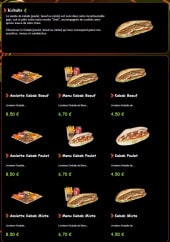 Menu Unik kebab - Les kebab