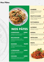 Menu Di Napoli - Les pâtes