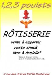 Menu 1,2,3 Poulets - Carte et menu 1,2,3 Poulets Dunkerque