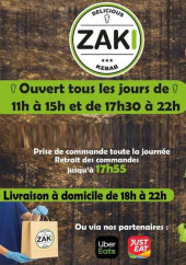 Menu Zaki - Les formiles