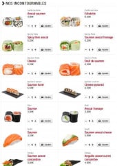 Menu Sushi Boutik - Les Incontournables