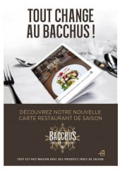 Menu Bacchus - Carte et menu Bacchus  Croix