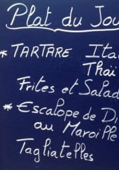 Menu Davidson - Exemple de menu plat du jour 