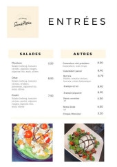 Menu Sam & pates - Les entrées