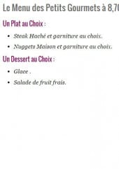 Menu La cuis’in - Menu enfant