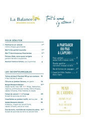 Menu Novotel - Le menu à partager, incontournables, ...