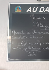 Menu Au Damier - Exemple de menu