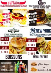 Menu Tacos & Co - Les burgers, salades et boissons,..