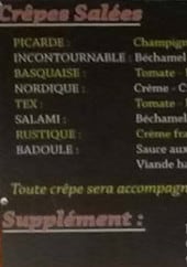 Menu Fresh Fast Food - Les crêpes salées