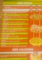 Menu La Roma - Les pizzas