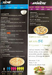 Menu My pizz by délice pizza - Pizzas base crème et marinière